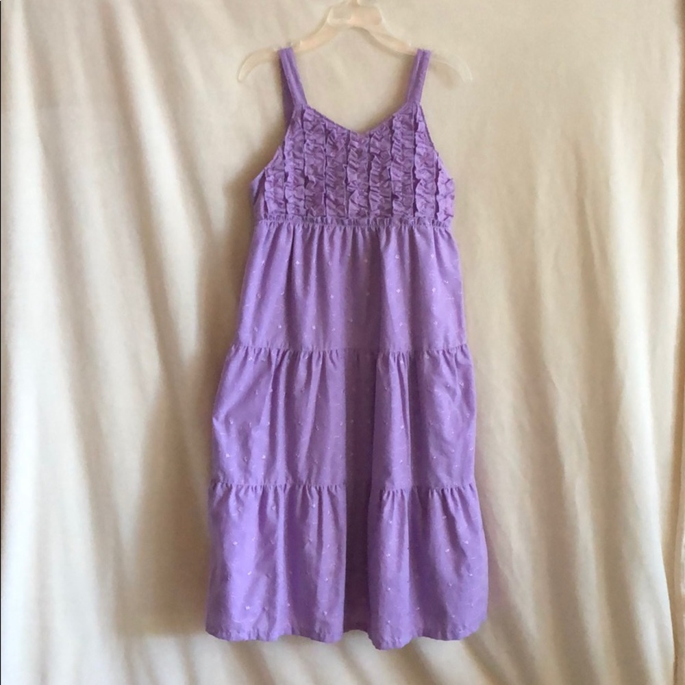 purple sundress, girls 10, 15$